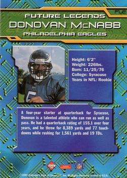1999 Collector's Edge First Place - Future Legends #FL2 Donovan McNabb Back