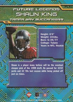 1999 Collector's Edge First Place - Future Legends #FL14 Shaun King Back