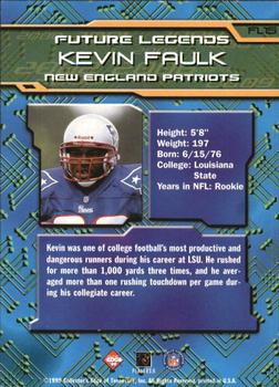 1999 Collector's Edge First Place - Future Legends #FL15 Kevin Faulk Back