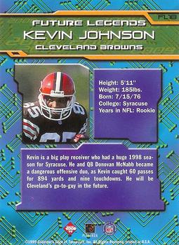 1999 Collector's Edge First Place - Future Legends #FL18 Kevin Johnson Back
