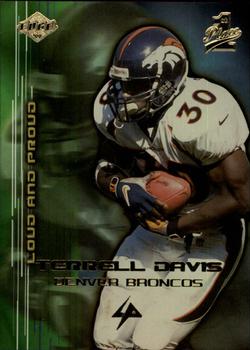 1999 Collector's Edge First Place - Loud and Proud #LP03 Terrell Davis Front