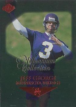 1999 Collector's Edge First Place - Millennium Collection Red #84 Jeff George Front
