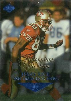 1999 Collector's Edge First Place - Millennium Collection Blue #132 Jerry Rice Front