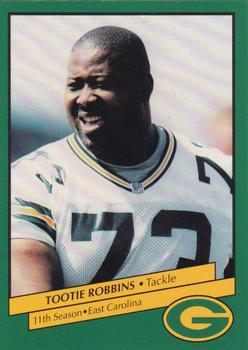 1992 Green Bay Packers Police - Blank Back #4 Tootie Robbins Front