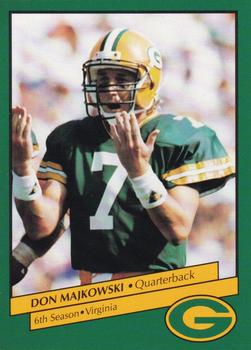 1992 Green Bay Packers Police - Blank Back #6 Don Majkowski Front