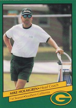 1992 Green Bay Packers Police - Blank Back #8 Mike Holmgren Front