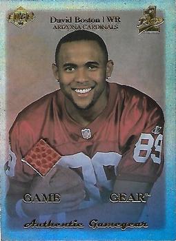 1999 Collector's Edge First Place - Rookie Game Gear #RG10 David Boston Front