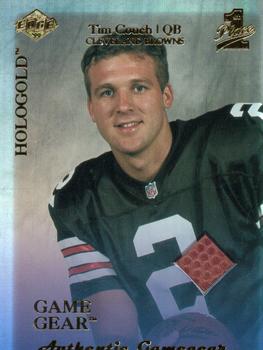 1999 Collector's Edge First Place - Rookie Game Gear HoloGold #RG1 Tim Couch Front