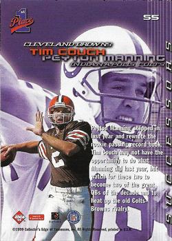 1999 Collector's Edge First Place - Successors #S5 Tim Couch / Peyton Manning Back