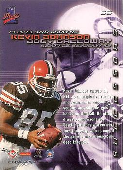 1999 Collector's Edge First Place - Successors #S6 Kevin Johnson / Joey Galloway Back