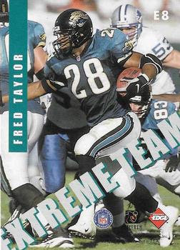 1999 Collector's Edge Fury - Extreme Team #E8 Fred Taylor Back
