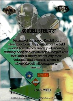 1999 Collector's Edge Fury - Fast and Furious #FF-21 Kordell Stewart Back