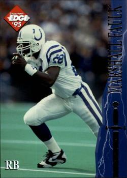 1995 Collector's Edge Excalibur #32 Marshall Faulk Front