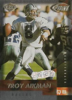 1999 Collector's Edge Fury - Galvanized Previews #4 Troy Aikman Front