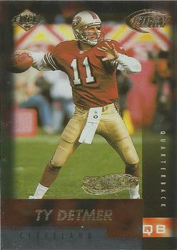 1999 Collector's Edge Fury - Gold Ingot #35 Ty Detmer Front