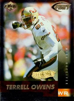 1999 Collector's Edge Fury - Gold Ingot #107 Terrell Owens Front