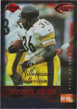1999 Collector's Edge Fury - Millennium Collection Red #12 Jerome Bettis Front