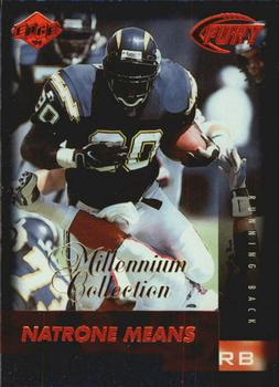 1999 Collector's Edge Fury - Millennium Collection Red #98 Natrone Means Front