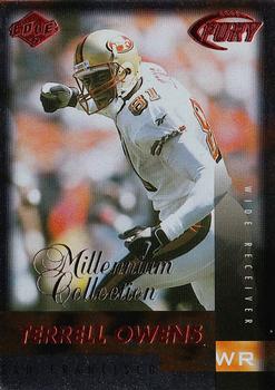 1999 Collector's Edge Fury - Millennium Collection Red #107 Terrell Owens Front