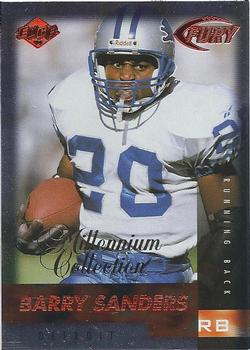 1999 Collector's Edge Fury - Millennium Collection Red #116 Barry Sanders Front