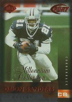 1999 Collector's Edge Fury - Millennium Collection Red #117 Deion Sanders Front