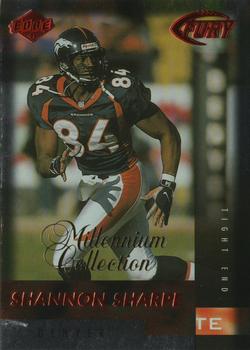 1999 Collector's Edge Fury - Millennium Collection Red #122 Shannon Sharpe Front