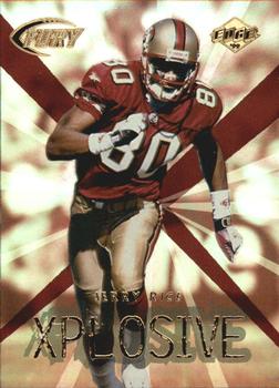 1999 Collector's Edge Fury - Xplosive #19 Jerry Rice Front