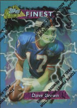 1995 Finest #70 Dave Brown Front