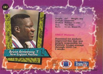 1995 Finest #141 Bruce Armstrong Back