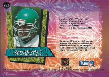 1995 Finest #232 Barrett Brooks Back