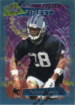 1995 Finest #234 Tyrone Poole Front