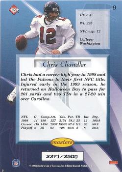 1999 Collector's Edge Masters - HoloSilver #9 Chris Chandler Back