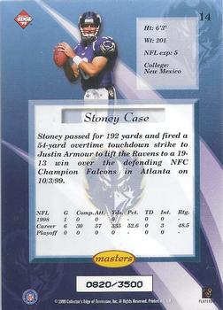 1999 Collector's Edge Masters - HoloSilver #14 Stoney Case Back