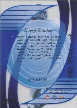 1999 Collector's Edge Masters - Legends #ML6 Barry Sanders Back