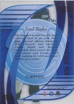 1999 Collector's Edge Masters - Legends #ML11 Fred Taylor Back