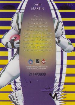 1999 Collector's Edge Masters - Majestic #M19 Curtis Martin Back