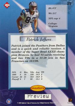1999 Collector's Edge Masters - Previews #29 Patrick Jeffers Back