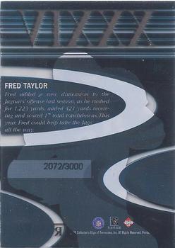 1999 Collector's Edge Masters - Quest #Q9 Fred Taylor Back