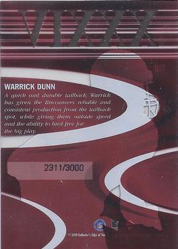 1999 Collector's Edge Masters - Quest #Q17 Warrick Dunn Back