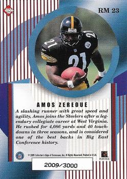 1999 Collector's Edge Masters - Rookie Masters #RM 23 Amos Zereoue Back
