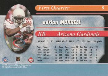 1999 Collector's Edge Odyssey - Millennium Collection Red #5 Adrian Murrell Back
