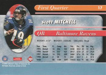 1999 Collector's Edge Odyssey - Millennium Collection Red #17 Scott Mitchell Back