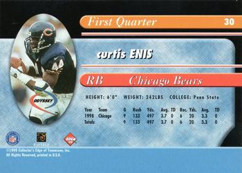 1999 Collector's Edge Odyssey - Millennium Collection Red #30 Curtis Enis Back