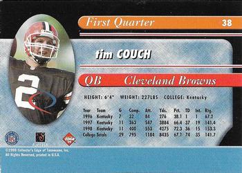 1999 Collector's Edge Odyssey - Millennium Collection Red #38 Tim Couch Back