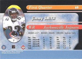 1999 Collector's Edge Odyssey - Millennium Collection Red #69 Jimmy Smith Back