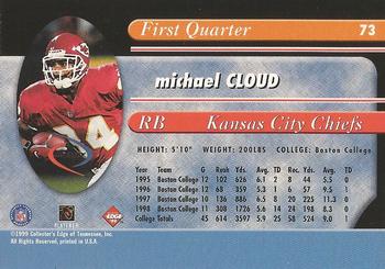1999 Collector's Edge Odyssey - Millennium Collection Red #73 Michael Cloud Back
