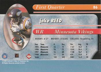 1999 Collector's Edge Odyssey - Millennium Collection Red #86 Jake Reed Back