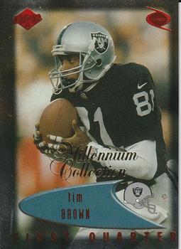 1999 Collector's Edge Odyssey - Millennium Collection Red #107 Tim Brown Front