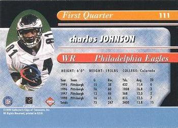 1999 Collector's Edge Odyssey - Millennium Collection Red #111 Charles Johnson Back