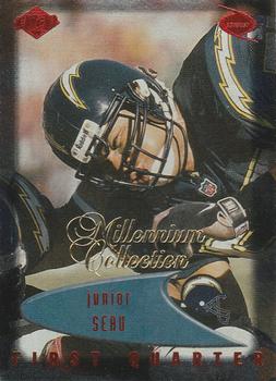 1999 Collector's Edge Odyssey - Millennium Collection Red #127 Junior Seau Front